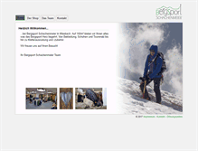 Tablet Screenshot of bergsport-schachenmeier.de
